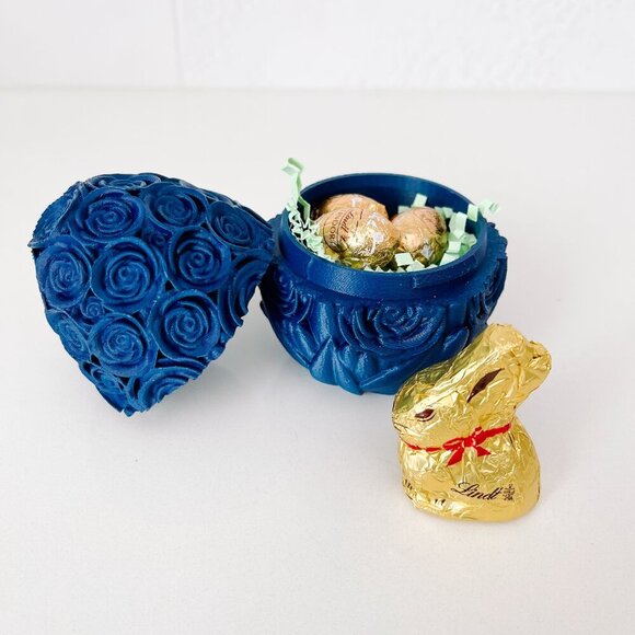 Rose-Covered Easter Eggs โ Handcrafted Party Favors, Spring Decor, Wedding Gifts - Picture 6 of 10